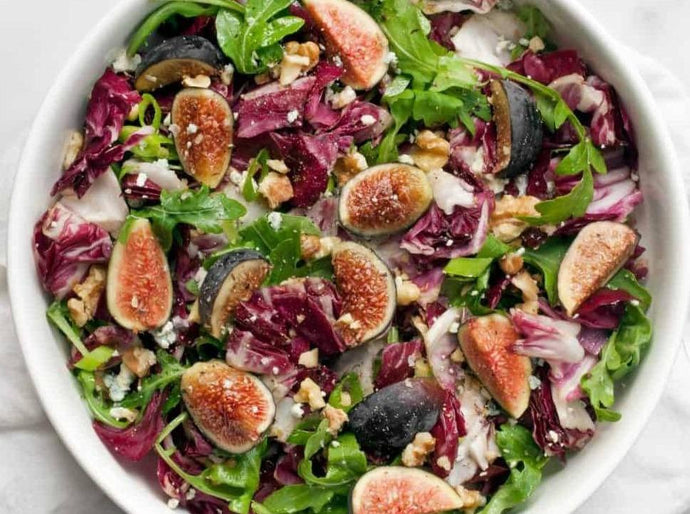 Fig Radicchio Salad / add extra meat