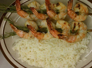 Family Meal - Shrimps with Fresh Rosemary