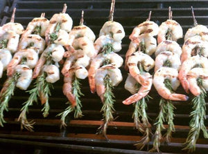 Family Meal - Shrimps with Fresh Rosemary