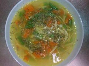 Chicken Noodle Vegetable Soup / buy more - pay less